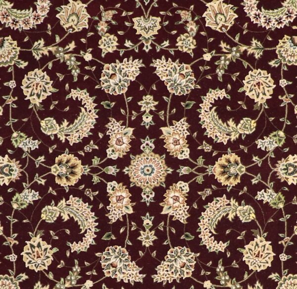 8’6”x11’4” Traditional Red Wool & Silk Hand-Tufted Rug - Direct Rug Import | Rugs in Chicago, Indiana,South Bend,Granger