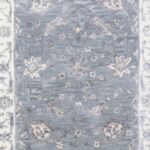 2'10"x10' Decorative Vintage Gray Wool & Silk Rug - Direct Rug Import | Rugs in Chicago, Indiana,South Bend,Granger