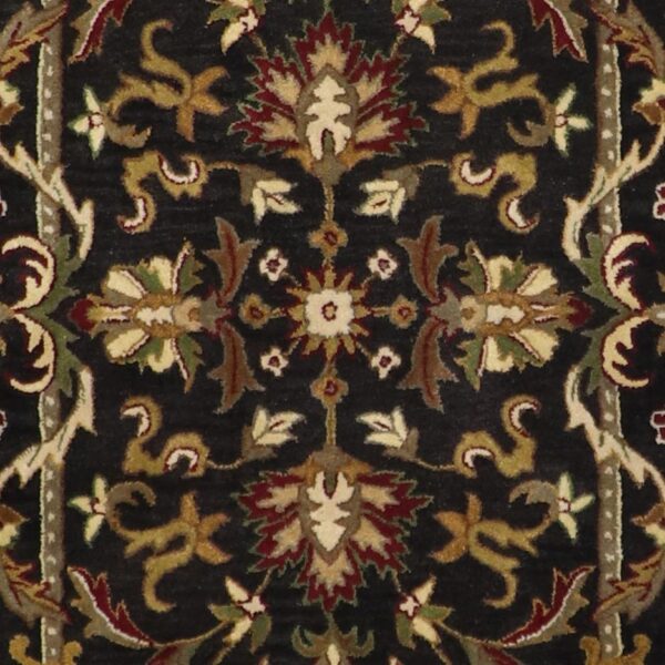 5'x8'1" Decorative Black Wool Hand-Tufted Rug - Direct Rug Import | Rugs in Chicago, Indiana,South Bend,Granger