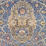 5'3"x9'2" Traditional Teal Wool Hand-Knotted Rug - Direct Rug Import | Rugs in Chicago, Indiana,South Bend,Granger