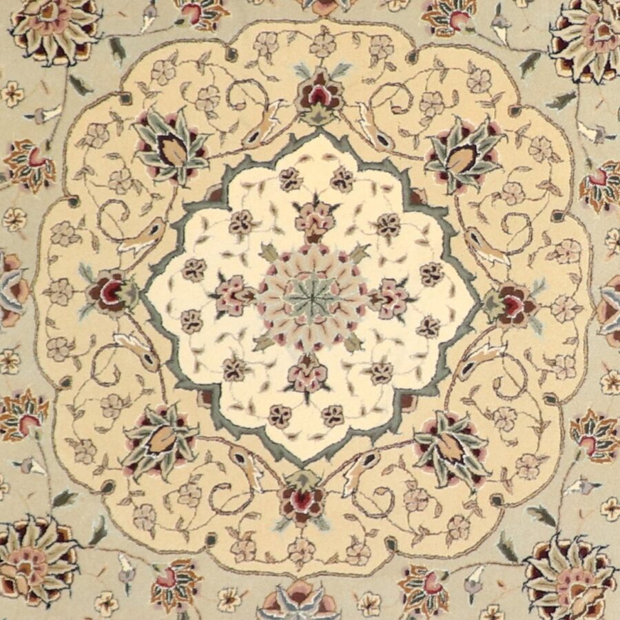 8'7"x8'7" Decorative Round Wool & Silk Rug Hand-Tufted - Direct Rug Import | Rugs in Chicago, Indiana,South Bend,Granger