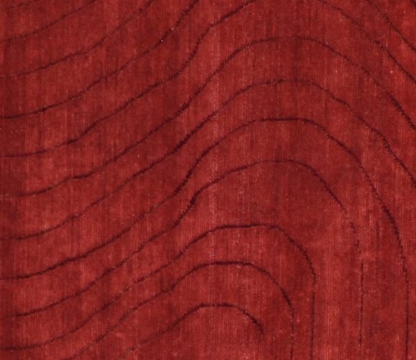 7'10"x9'7" Contemporary Red Wool Hand-Knotted Rug - Direct Rug Import | Rugs in Chicago, Indiana,South Bend,Granger