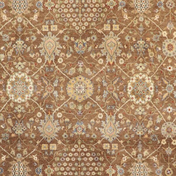 7'11"x10'5" Traditional Brown Kashan Wool Hand-Knotted Rug - Direct Rug Import | Rugs in Chicago, Indiana,South Bend,Granger