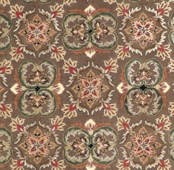 8’x11” Traditional Tabriz Brown Wool & Silk Hand-Tufted Rug - Direct Rug Import | Rugs in Chicago, Indiana,South Bend,Granger