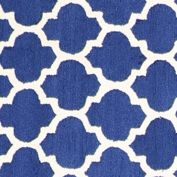 3’7”x5’5” Contemporary Blue Wool Hand-Tufted Rug - Direct Rug Import | Rugs in Chicago, Indiana,South Bend,Granger