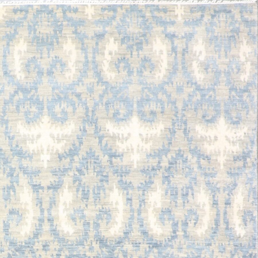 9'x11'8" Transitional Blue Wool Hand-Knotted Rug - Direct Rug Import | Rugs in Chicago, Indiana,South Bend,Granger