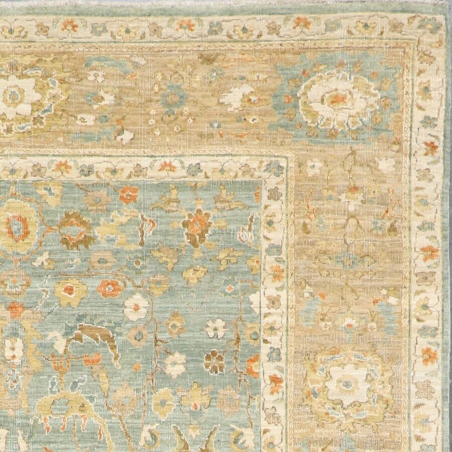 6'x9' Traditional Teal Wool Hand-Knotted Rug - Direct Rug Import | Rugs in Chicago, Indiana,South Bend,Granger
