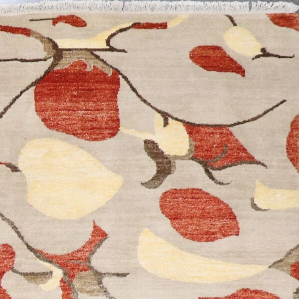 5'10"x8'9" Contemporary Beige Wool & Silk Hand-Knotted Rug - Direct Rug Import | Rugs in Chicago, Indiana,South Bend,Granger