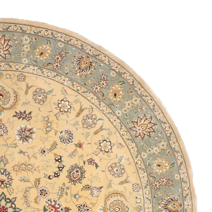 8'5"x8'5" Decorative Round Wool & Silk Rug Hand-Tufted - Direct Rug Import | Rugs in Chicago, Indiana,South Bend,Granger