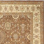 7'11"x10'5" Traditional Brown Kashan Wool Hand-Knotted Rug - Direct Rug Import | Rugs in Chicago, Indiana,South Bend,Granger