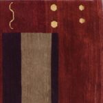 8'1"x10' Modern Burgandy Nepal Wool Hand-Knotted Rug - Direct Rug Import | Rugs in Chicago, Indiana,South Bend,Granger