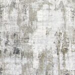 2’7”x10’ Transitional Silver Wool & Silk Hand-Finished Rug - Image 2