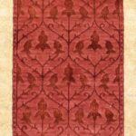 2’7”x10’ Decorative Burgundy Wool & Silk Hand-Finished Rug - Image 2