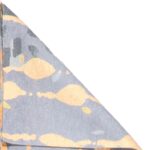 2’7”x10’ Transitional Blue Wool & Silk Hand-Knotted Rug - Image 4