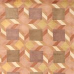 8'x10' Contemporary Tibetan Salmon Hand-Knotted Wool Rug - Image 3