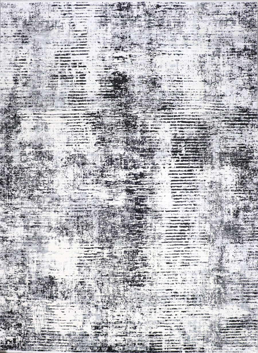 9’8”x13’4” Contemporary Black Wool & Silk Hand-Finished Rug - Direct Rug Import | Rugs in Chicago, Indiana,South Bend,Granger