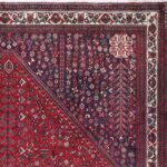 6’9”x9’10” Persian Traditional Red Wool Hand-Knotted Rug - Image 2