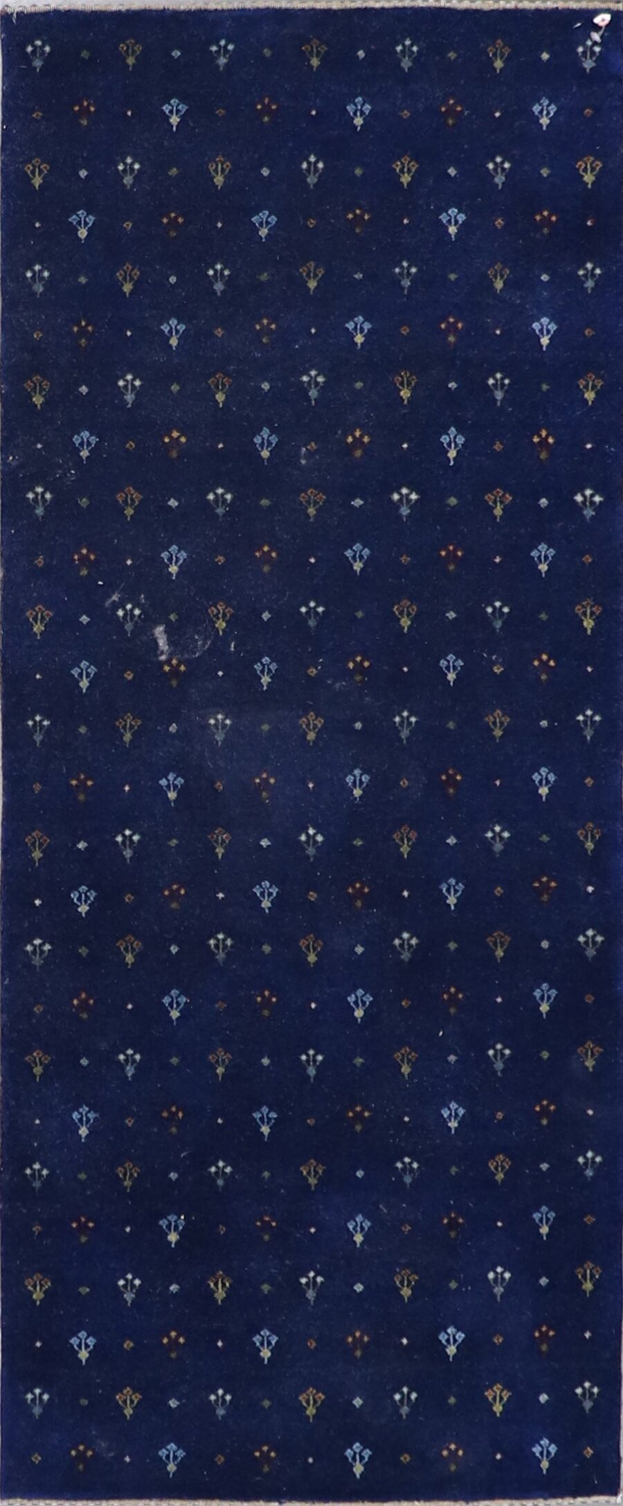 2’7”x10’ Transitional Navy Wool & Silk Hand-Knotted Rug - Direct Rug Import | Rugs in Chicago, Indiana,South Bend,Granger