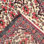 3’8”x6’2” Traditional Ivory Persian Wool Hand-Knotted Rug - Image 4