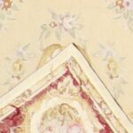 2’5”x7’11” Needlepoint Gold Wool Flat-Weave Rug - Image 4