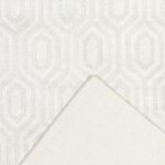 5’x8’ Transitional Gray Wool & Bamboo Silk Hand-Knotted Rug - Image 4