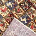 6’10”x9’9” Traditional Persian Red Bakhtiari Wool Hand-Knotted Rug - Image 4