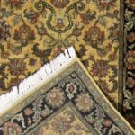 2’7”x7’11” Traditional Gold Wool Hand-Knotted Rug - Image 4