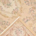 6’2”x9’3” Aubusson Wool Hand-Knotted Rug - Image 4