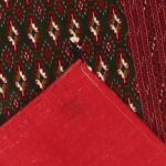 2’5”x4’5” Traditional Pillow Bkhara Red Persian Wool Hand-Knotted Rug - Image 4
