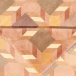 8'x10' Contemporary Tibetan Salmon Hand-Knotted Wool Rug - Image 5