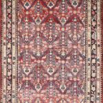 5’2”x13’2” Tribal Pink Antique Persian Wool Hand-Knotted Runner