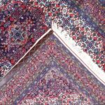 4’6”x6’9” Persian Traditional Navy Wool Hand-Knotted Rug - Image 4
