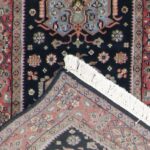 2’4”x6’7” Traditional Black Wool Hand-Knotted Runner - Image 4
