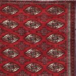 6’5”x9’9” Persian Traditional Red Wool Hand-Knotted Rug - Image 2