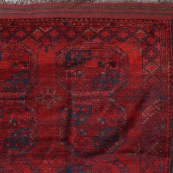 6’4”x8’5” Traditional Burgundy Tribal Wool Hand-Knotted Rug - Direct Rug Import | Rugs in Chicago, Indiana,South Bend,Granger