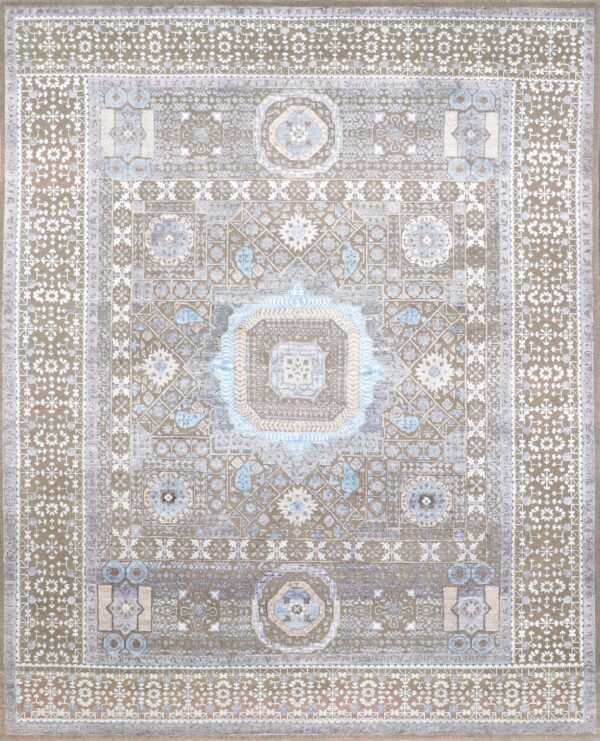 8’x10’2” Traditional Gray Wool Hand-Knotted Rug - Direct Rug Import | Rugs in Chicago, Indiana,South Bend,Granger