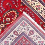 4’3”x6’8” Traditional Persian Red Wool Hand-Knotted Rug - Image 4