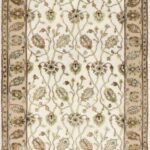 2’6”x10’2” Traditional Ivory Wool & Silk Hand-Knotted Rug - Direct Rug Import | Rugs in Chicago, Indiana,South Bend,Granger