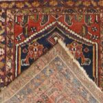 2’6”x3’11” Traditional Navy Persian Wool Hand-Knotted Rug - Image 4