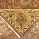 8'4"x10' Traditional Peshawar Purple Wool Hand-Knotted Rug - Image 5