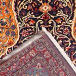 3’6”x5’ Traditional Navy Persian Wool Hand-Knotted Rug - Image 4