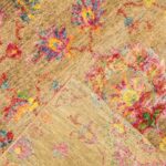 7’10”x9’8” Decorative Brown Wool & Silk Hand-Knotted Rug - Image 4