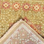 2’6”x12’2” Traditional Gold Wool Hand-Knotted Rug - Image 4