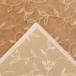 5’1”x8’ Transitional Gold Tibetan Wool Hand-Knotted Rug - Image 4