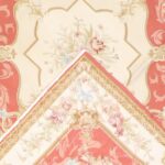 6’5”x6’6” Aubusson Ivory Wool Hand-Knotted Rug - Image 4