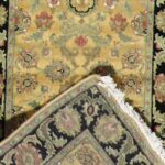 2’4”x13’6” Traditional Gold Wool Hand-Knotted Rug - Image 4