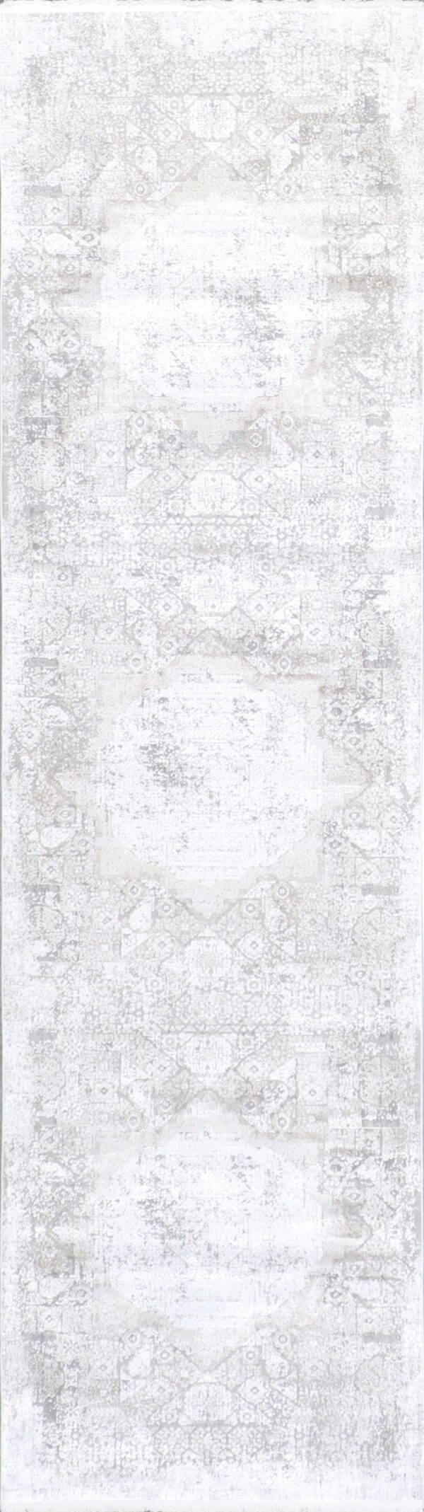 2’7”x9’8” Transitional Ivory Wool & Silk Hand-Finished Rug - Direct Rug Import | Rugs in Chicago, Indiana,South Bend,Granger