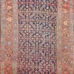 6’3”x12’9” Tribal Rust Antique Persian Wool Hand-Knotted Runner