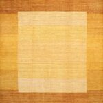 9’7”x10’11” Contemporary Orange Wool Hand-Knotted Rug - Direct Rug Import | Rugs in Chicago, Indiana,South Bend,Granger