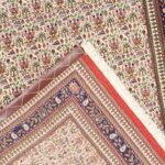 3’7”x5’2” Traditional Ivory Persian Wool Hand-Knotted Rug - Image 4